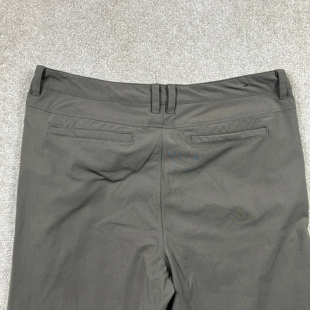 Cuts AO Slim Fit Pants Mens 33x32 (33x29.5) Brown Gray Performance Athleisure